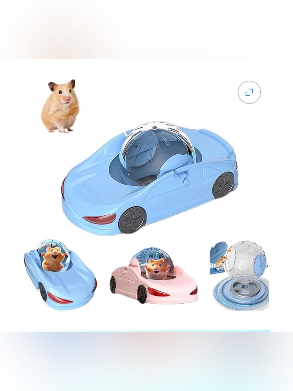 Blue and Pink Kids Bubble Racer Toy Car - Pack of 2